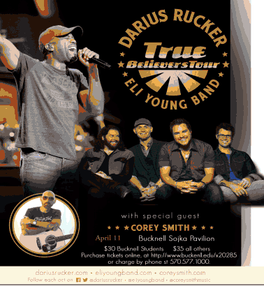 Darius Rucker and Eli Young Band to perform Spring Concert
