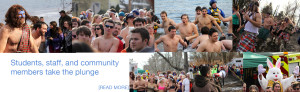 Students, staff, and community members take the plunge