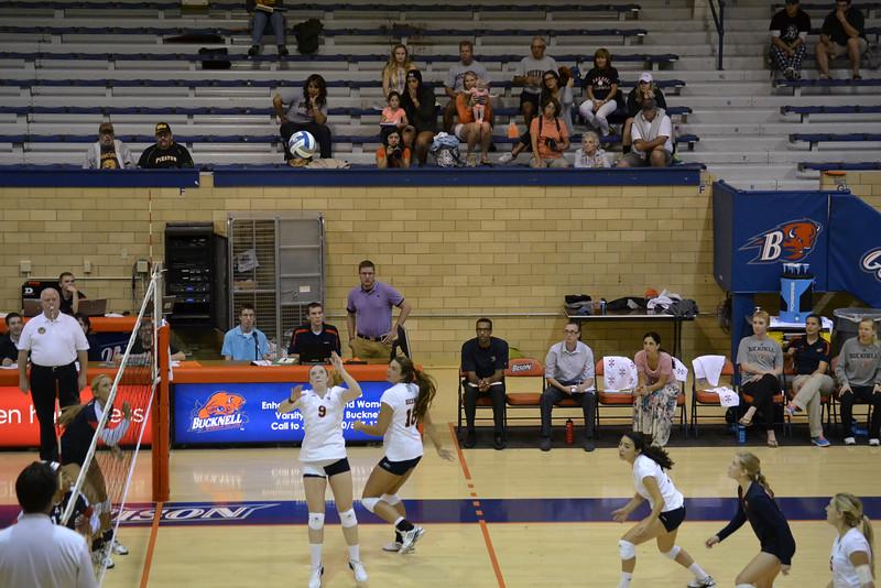 Volleyball falls to UConn, Cornell in first home matches