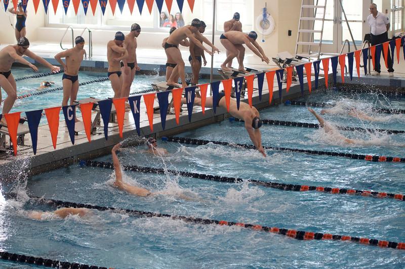 Men’s swimming and diving team defeats Lehigh, falls to Columbia