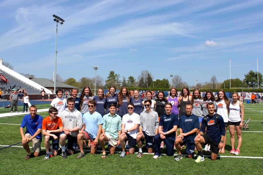 Womens track and field honors seniors, reclaims crown at Bucknell Team Challenge