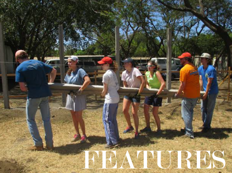 Spring break: students give back