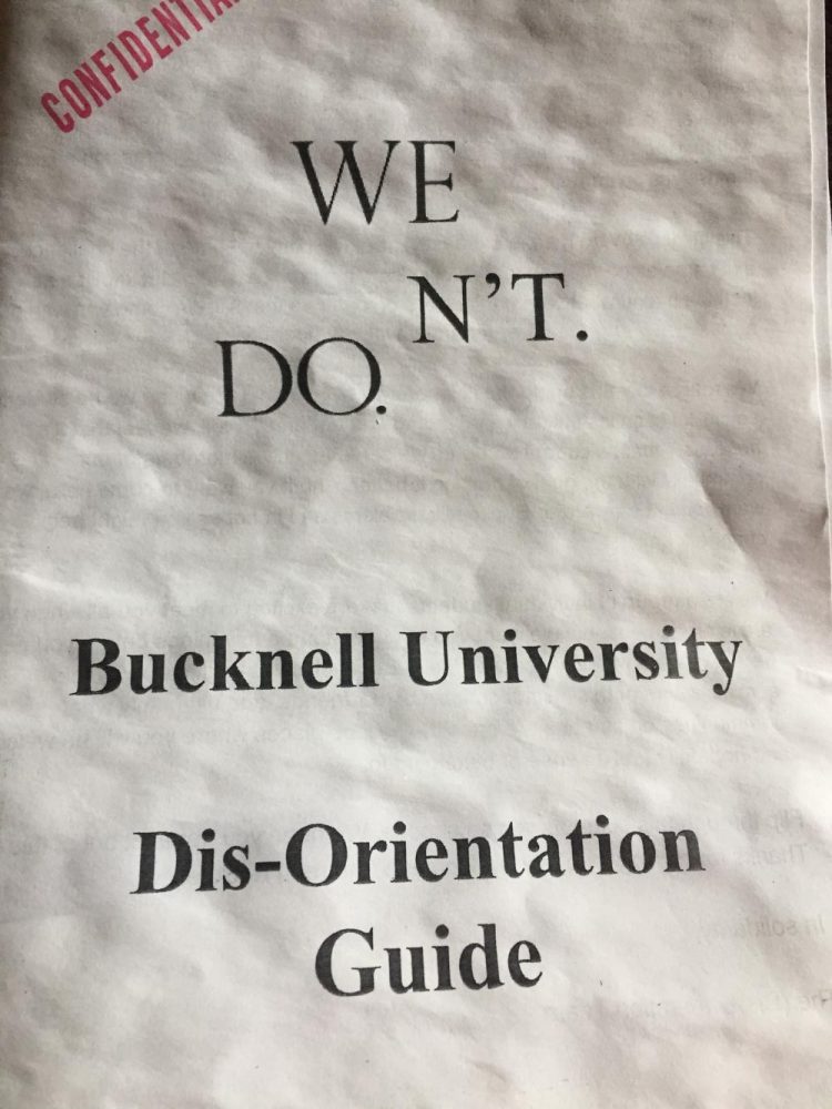 “WE DO.N’T” pamphlets circulate campus during Admitted Student Open House