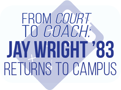 From court to coach: Jay Wright ’83 returns to campus