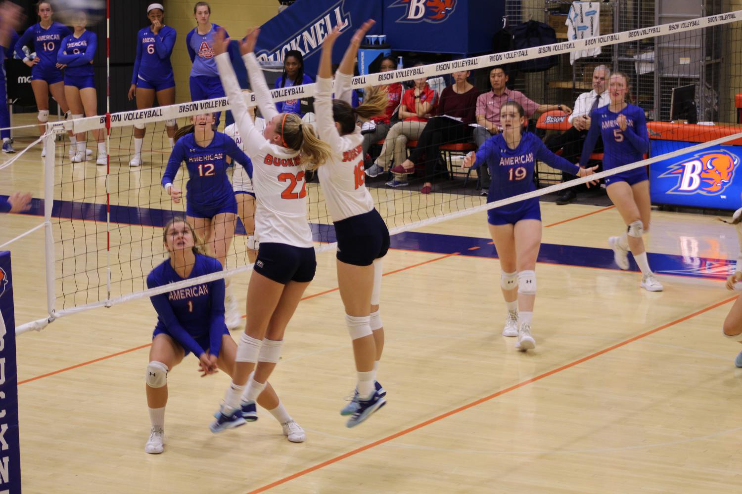 doubles volleyball lines