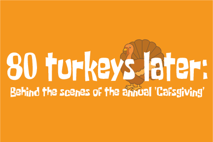 80 turkeys later: Behind the scenes of the annual Cafsgiving