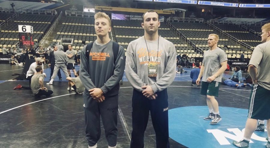Drew Phipps ’20 and Zach Hartman ’22 competed at the NCAA tournament held from March 21-23.