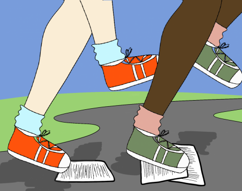 Unsuspecting student trampled by cross-country runners