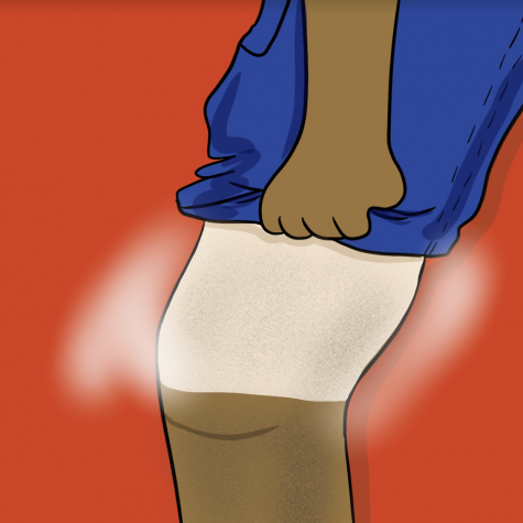 Campus blinded by really white legs following rise in athletic shorts