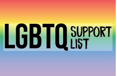 LGBTQ Support List