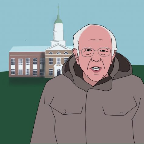 Bernie Sanders comes to campus to ask for your financial support