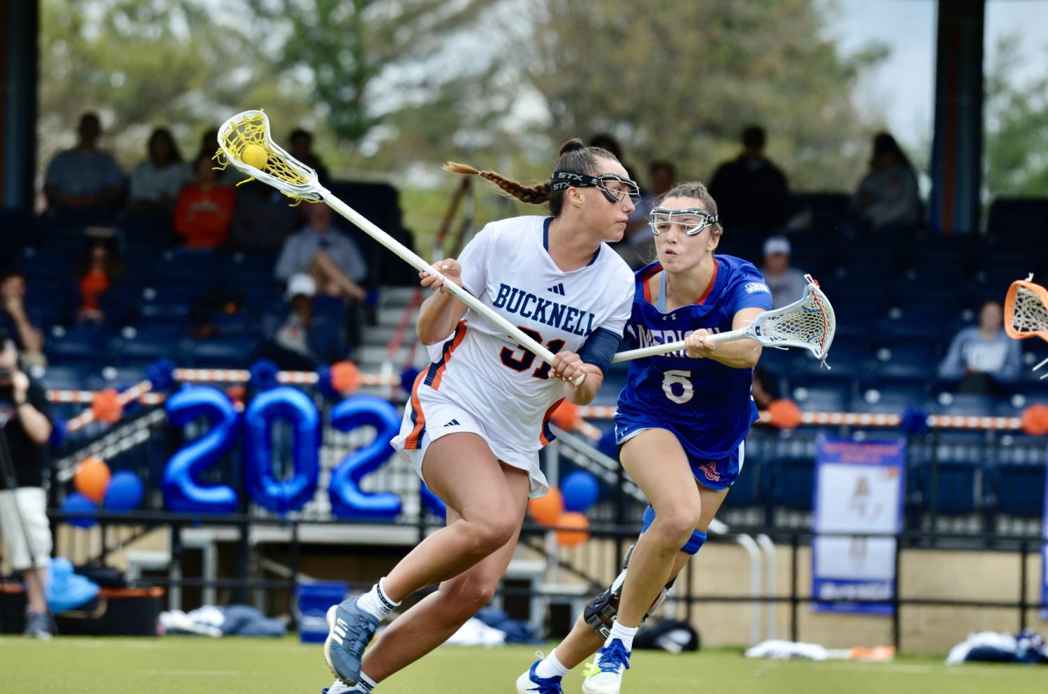 Women's Lacrosse wins for their seniors - The Bucknellian