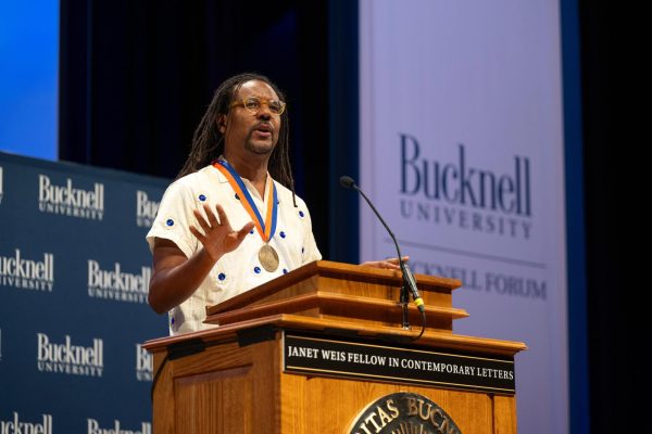 Award-winning novelist Colson Whitehead speaks at Weis Center